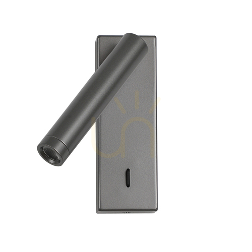 Sprawdź Kinkiet Italux szary LED 2,5W 3000K aluminiowy WL-21017-GR