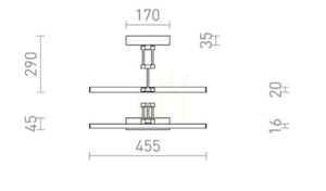Kinkiet Rendl R14149 Frida Led Lampa ścienna, Nad Obraz Czarna Matowa small 7