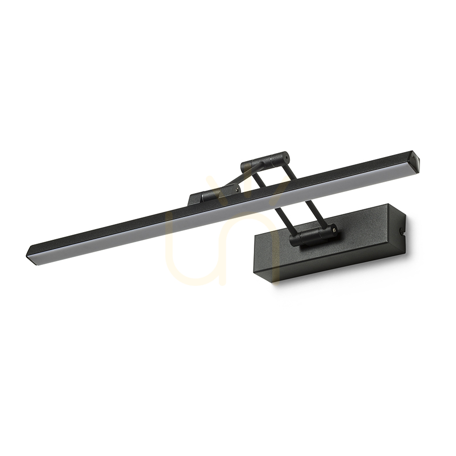 Pokaż Kinkiet Rendl R14152 Frida Led Lampa ścienna, Nad Obraz Czarna Matowa Kinkiet Rendl R14152 Frida Led Lampa ścienna, Nad Obraz Czarna Matowa