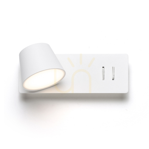 Sprawdź Spot Rendl R14521 Amadeus Led Lampa Punktowa, Nad łóżko Biała