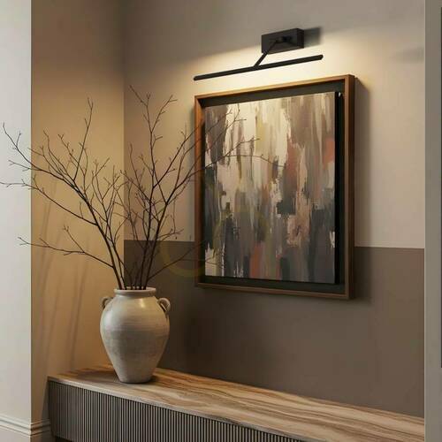 Sprawdź Kinkiet Rendl R14527 Fresco Led Lampa ścienna, Nad Obraz Czarna
