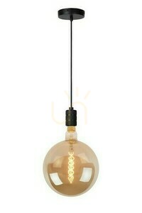 Lampa wisząca Lucide Jova czarna metalowa vintage 1xE27 08426/01/30