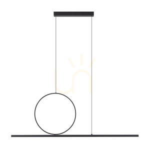 Lampa wisząca Nowodvorski LINEO LED 11879 czarna 115 cm small 0