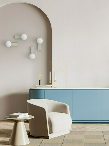 Sprawdź Kinkiet Boletta Toupe IP44 Biały Opal Metal Szkło Open Design Highlights