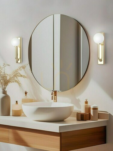 Sprawdź Kinkiet Ero Open Design Highlights biały złoty IP44 G9 30 cm