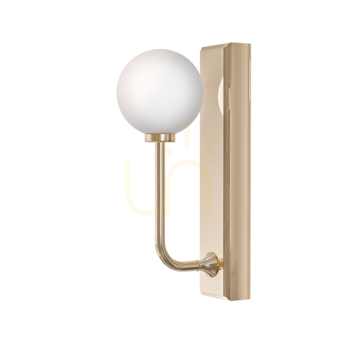Sprawdź Kinkiet Ero Open Design Highlights biały złoty IP44 G9 30 cm