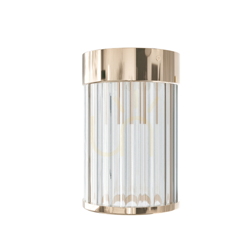 Sprawdź Lampa sufitowa Fiatto Gold 8 Open Design Highlights transparentna szkło G9