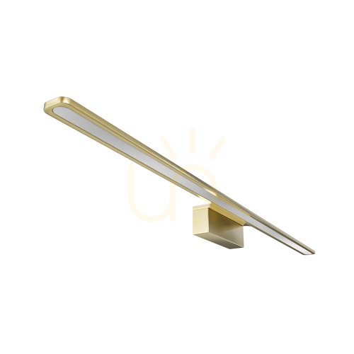 Sprawdź Kinkiet Luce Biały Złoto Satynowe 915 mm LED 12W IP44 Open Design Highlights
