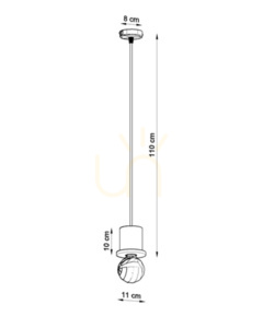 Lampa wisząca BONO Sollux small 3