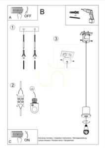 Lampa wisząca BONO Sollux small 4