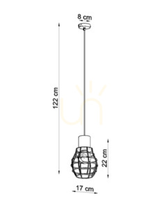 Lampa wisząca LUGO Sollux small 3