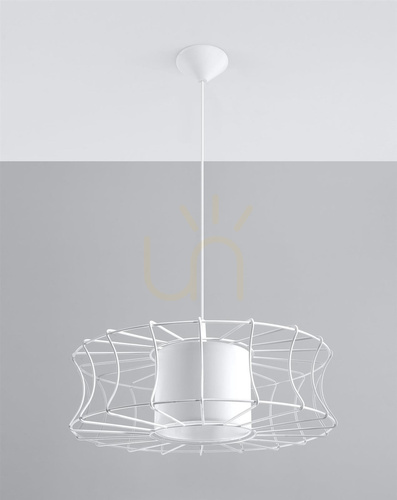 Sprawdź Lampa wisząca SALERNO biała Sollux