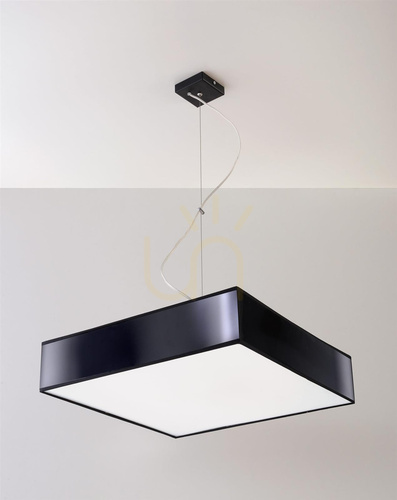 Sprawdź Lampa wisząca HORUS 45 CZARNA Sollux