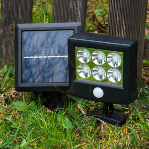 Solarny reflektor ścienny Eko-Light Depo EKO0616 czarny 200 lm 6500 K IP44 small 4