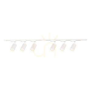 Zestaw szynowy Milagro Pipe Ring Track ML2086 biały, 6×GU10, 2 m small 0