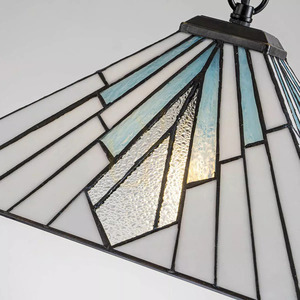 Lampa wisząca Elstead ALDERLEY TF-ALDERLEY-P witraż Tiffany 38 cm, brąz vintage, 1xE27, wyłącznik sznurkowy small 4