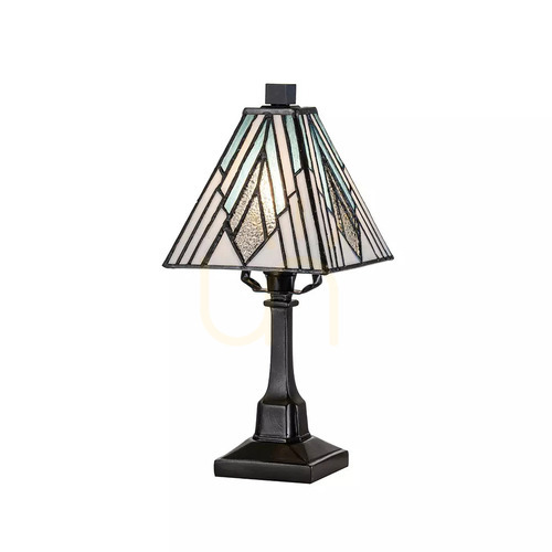 Sprawdź Mała lampa stołowa Alderley - 1 źródło światła - Vintage brąz Elstead