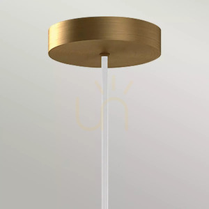 Lampa wisząca LED Bijou - opalowe szkło - postarzane złoto Elstead small 1