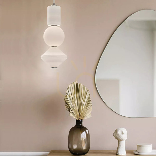 Sprawdź Lampa wisząca LED Bijou - Szczotkowany nikiel Elstead