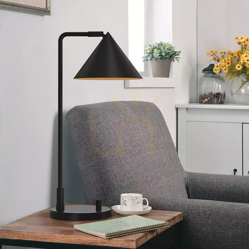 Sprawdź Lampa stołowa Remyck - 1 źródło światła - Matowa czerń Elstead