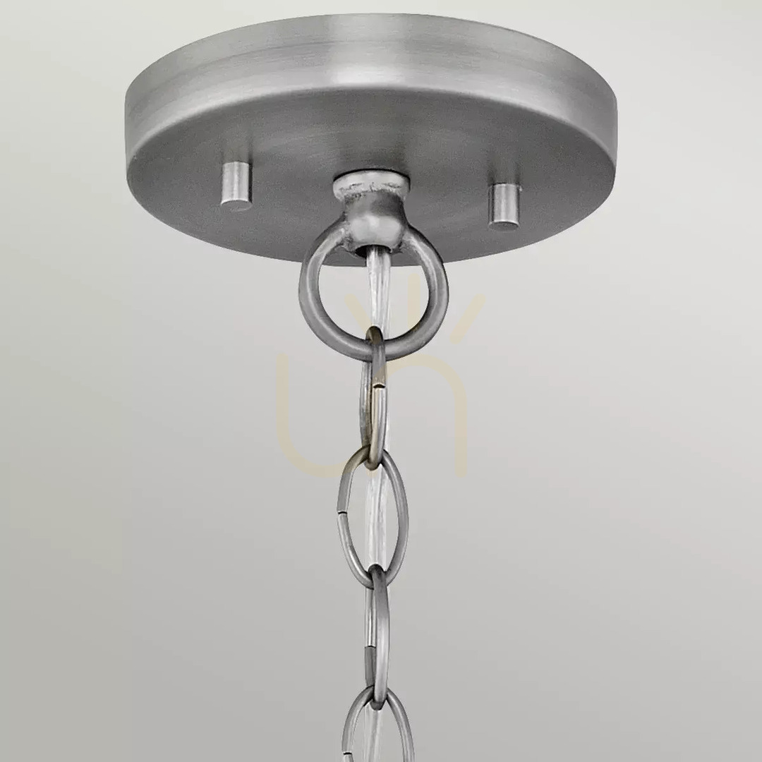 Obejrzyj Lampa wisząca Nash - 1 źródło światła - Antyczny nikiel Elstead Lampa wisząca Nash - 1 źródło światła - Antyczny nikiel Elstead