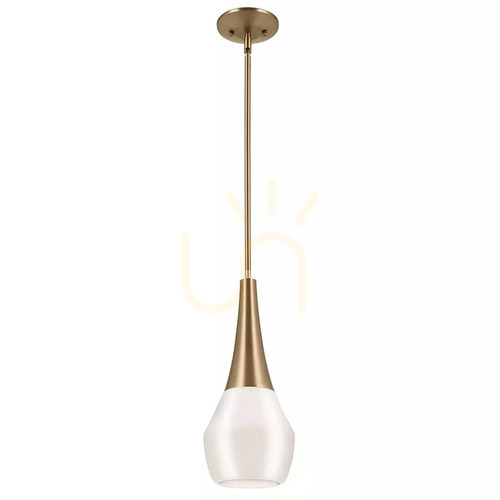 Sprawdź Lampa wisząca Kichler Deela - 1 źródło światła - szampański brąz Elstead