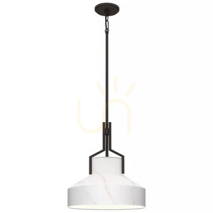 Lampa wisząca Brecken - 2 źródła światła - Stary brąz Elstead small 0