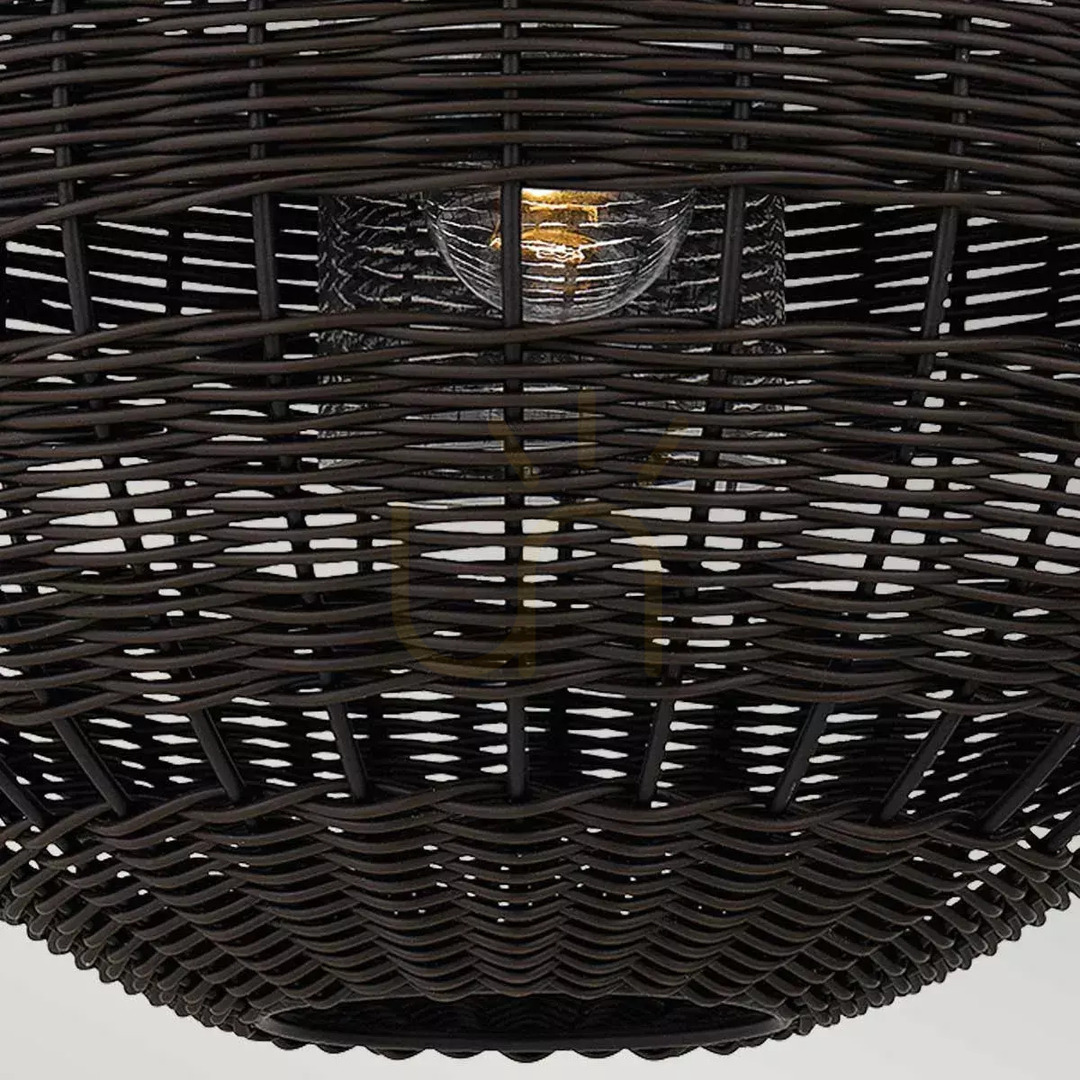 Pokaż Lampa wisząca Lindendale - 1 źródło światła - Western brąz Elstead Lampa wisząca Lindendale - 1 źródło światła - Western brąz Elstead