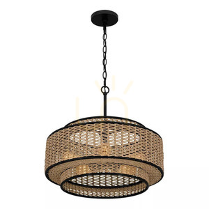 Lampa wisząca Teton - 5 źródeł światła - Matowa czerń Elstead 1 Lampa wisząca Teton - 5 źródeł światła - Matowa czerń Elstead small 1