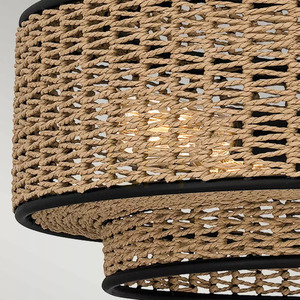 Lampa wisząca Teton - 5 źródeł światła - Matowa czerń Elstead 2 Lampa wisząca Teton - 5 źródeł światła - Matowa czerń Elstead small 2