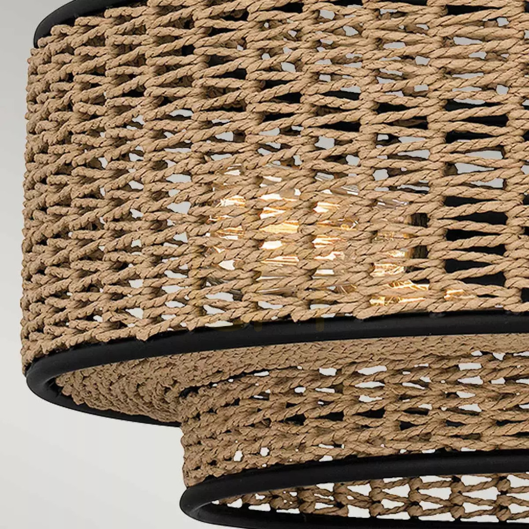 Obejrzyj Lampa wisząca Teton - 5 źródeł światła - Matowa czerń Elstead Lampa wisząca Teton - 5 źródeł światła - Matowa czerń Elstead