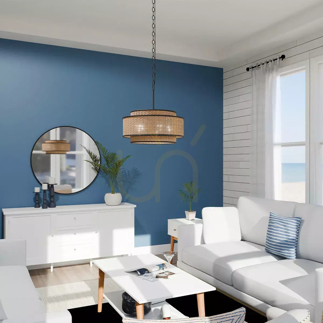 Zobacz Lampa wisząca Teton - 5 źródeł światła - Matowa czerń Elstead Lampa wisząca Teton - 5 źródeł światła - Matowa czerń Elstead