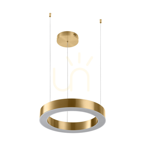 Sprawdź Lampa wisząca CIRCLE 40 LED mosiądz 40 cm
