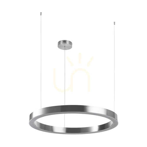 Sprawdź Lampa wisząca CIRCLE 80 LED nikiel szczotkowany 80 cm