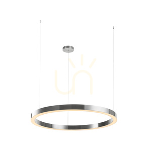 Lampa wisząca CIRCLE 100 LED nikiel szczotkowany 100 cm small 3