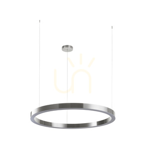 Lampa wisząca CIRCLE 100 LED nikiel szczotkowany 100 cm small 0