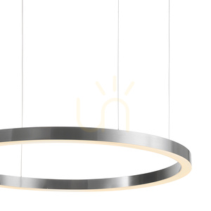 Lampa wisząca CIRCLE 120 LED nikiel szczotkowany 120 cm small 7