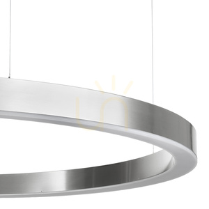 Lampa wisząca CIRCLE 120 LED nikiel szczotkowany 120 cm small 9