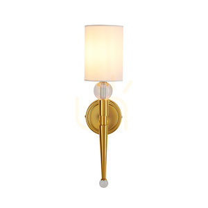 Lampa ścienna DAMA złota 52 cm small 1