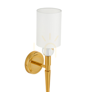 Lampa ścienna DAMA złota 52 cm small 11