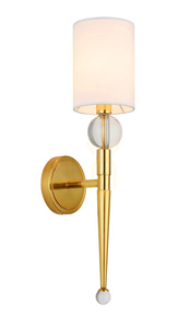 Lampa ścienna DAMA złota 52 cm small 2