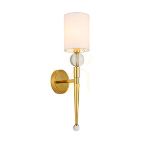 Lampa ścienna DAMA złota 52 cm small 3