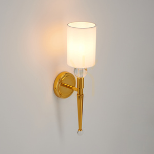 Lampa ścienna DAMA złota 52 cm small 4