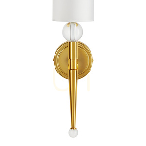 Lampa ścienna DAMA złota 52 cm small 5