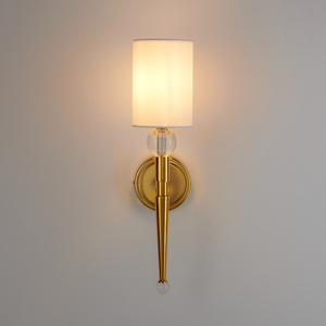 Lampa ścienna DAMA złota 52 cm small 6