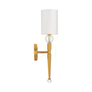 Lampa ścienna DAMA złota 52 cm small 8