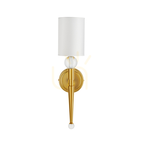 Sprawdź Lampa ścienna DAMA złota 52 cm