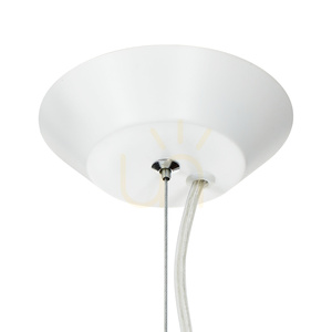 Lampa wisząca LUCIDUM FLAT biała 40 cm small 2