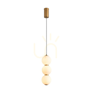 Lampa wisząca PERLA LED złota 12 cm small 2