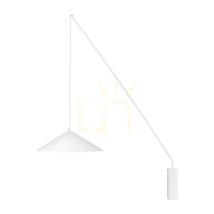 Kinkiet Step into Design SWING biały matowy E27, wys. 135 cm small 2
